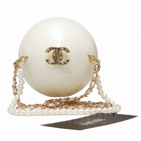 chanel pearl ball bag|Chanel pearl bag price.